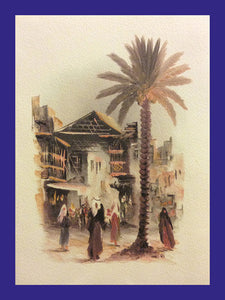 All in a Day Collection of Orientalist Art - AC1  (Pack of 5 cards and envelopes) - manara