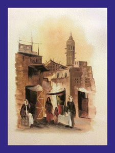 All in a Day Collection of Orientalist Art - AC6 (Pack of 5 cards and envelopes) - manara