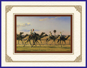 Desert Life Collection of Orientalist Art - DLC4 The Finish (Pack of 5 cards and envelopes) - manara