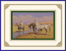 Load image into Gallery viewer, Desert Life Collection of Orientalist Art - DLC7 Morning Stroll (Pack of 5 cards and envelopes) - manara