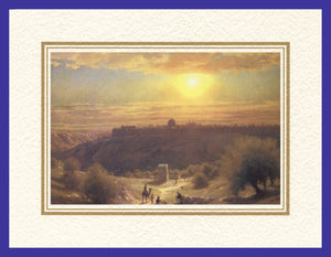 Mathaf Collection of Orientalist Art MC3 - James Fairman - 'Towards Sunset' (Pack of 5 cards and envelopes) - manara