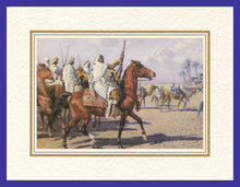 Load image into Gallery viewer, Mathaf Collection of Orientalist Art MC5 - Alexander von Wagner - &#39;Mounted Bedouin&#39; (Pack of 5 cards and envelopes) - manara