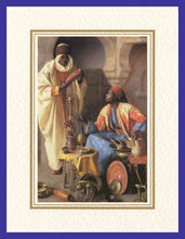Load image into Gallery viewer, Mathaf Collection of Orientalist Art MC6 - Jean Discart - &#39;The Connoisseur&#39; (Pack of 5 cards and envelopes) - manara